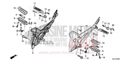 MARCHE NC750XDE de 2014